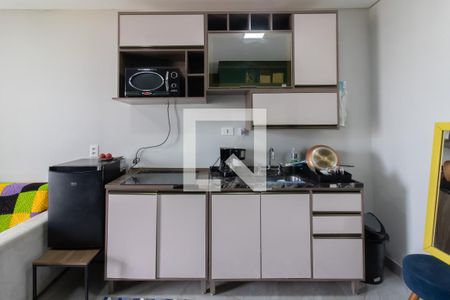 Cozinha de apartamento para alugar com 1 quarto, 50m² em Centro, Guarulhos