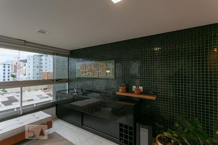 Varanda da Sala de apartamento à venda com 3 quartos, 116m² em Anchieta, Belo Horizonte