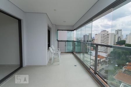 Varanda da Sala de apartamento para alugar com 2 quartos, 69m² em Vila Romana, São Paulo