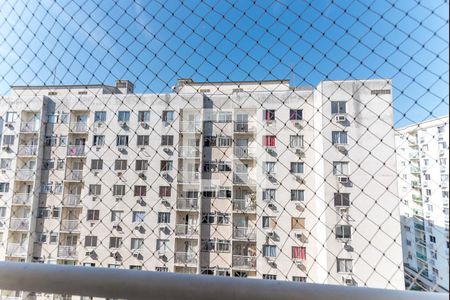 Varanda da Sala - Vista do imóvel de apartamento para alugar com 2 quartos, 50m² em São Cristóvão, Rio de Janeiro