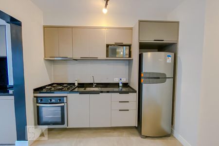 Detalhe Sala e Cozinha de apartamento à venda com 2 quartos, 50m² em Brás, São Paulo