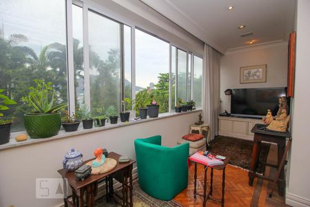 Sala de Estar de apartamento à venda com 4 quartos, 256m² em Flamengo, Rio de Janeiro