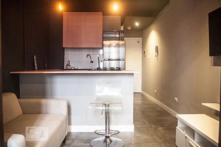 Sala/Cozinha de kitnet/studio para alugar com 1 quarto, 31m² em Bela Vista, São Paulo