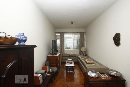 Sala de apartamento à venda com 3 quartos, 99m² em Humaitá, Rio de Janeiro