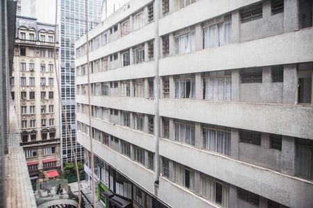 Vista da Sala de apartamento à venda com 1 quarto, 50m² em República, São Paulo