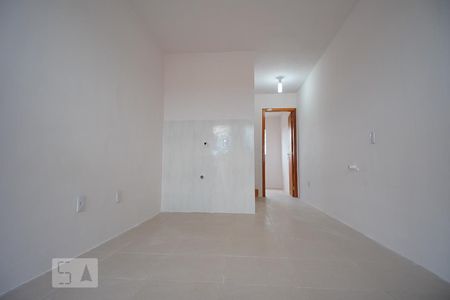 Sala - Cozinha de apartamento para alugar com 1 quarto, 26m² em Harmonia, Canoas