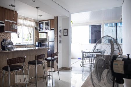Espaço gourmet da cozinha de apartamento à venda com 4 quartos, 110m² em Santa Cruz Industrial, Contagem
