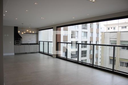 Salas de apartamento para alugar com 3 quartos, 133m² em Jardim Paulista, São Paulo