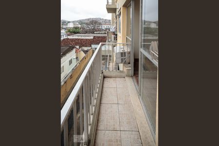 Varanda de apartamento para alugar com 3 quartos, 75m² em Rocha, Rio de Janeiro