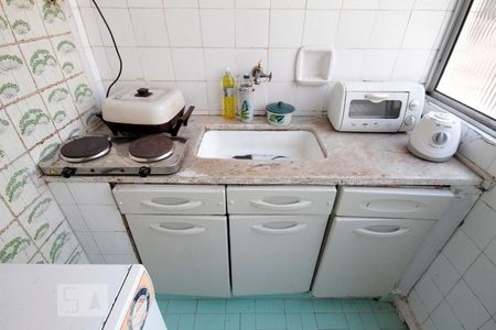 Cozinha de apartamento para alugar com 1 quarto, 36m² em Campos Elíseos, São Paulo