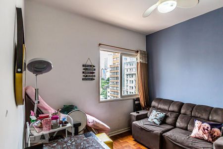 Sala de apartamento à venda com 1 quarto, 40m² em Bela Vista, São Paulo