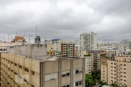 Vista da Sala de apartamento à venda com 1 quarto, 45m² em Higienópolis, São Paulo