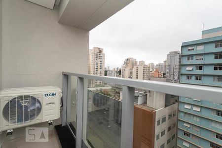 Varanda de kitnet/studio para alugar com 1 quarto, 25m² em Perdizes, São Paulo