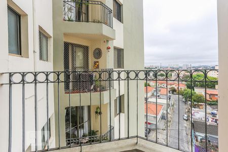 Varanda da Sala de apartamento para alugar com 2 quartos, 58m² em Vila Polopoli, São Paulo