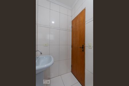 Banheiro da Suite de apartamento para alugar com 2 quartos, 64m² em Vila Homero Thon, Santo André