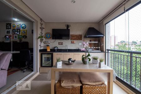 Varanda Gourmet de apartamento para alugar com 2 quartos, 94m² em Vila Guarani (zona Sul), São Paulo
