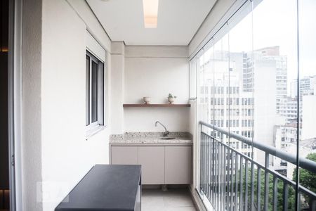Sacada de apartamento para alugar com 1 quarto, 41m² em Santa Efigênia, São Paulo