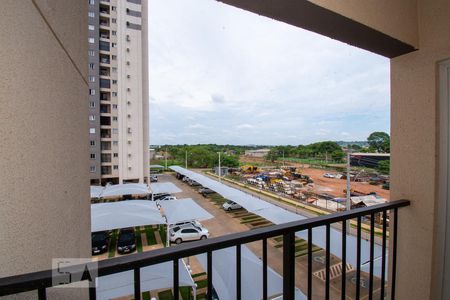 Vista da Varanda da Sala de apartamento para alugar com 2 quartos, 58m² em Parque Oeste Industrial, Goiânia