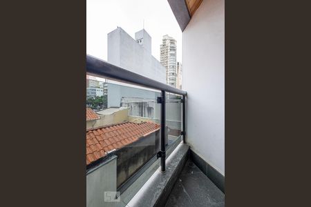Sala - Varanda de apartamento para alugar com 1 quarto, 38m² em Jardim Paulista, São Paulo