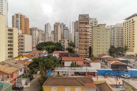 Sala - vista de kitnet/studio à venda com 1 quarto, 42m² em Jardim Paulista, São Paulo