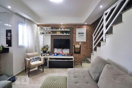 Sala de apartamento à venda com 3 quartos, 140m² em Vila Vitória, Santo André