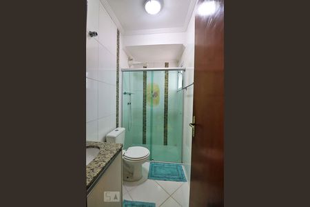 Banheiro da Suíte de apartamento à venda com 3 quartos, 140m² em Vila Vitória, Santo André