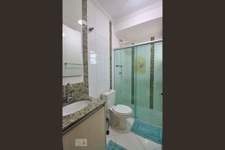Banheiro da Suíte de apartamento à venda com 3 quartos, 140m² em Vila Vitória, Santo André