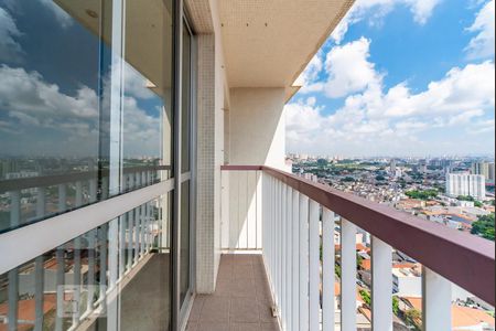 Varanda da Sala de apartamento à venda com 3 quartos, 85m² em Vila São Pedro, Santo André