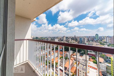 Varanda da Sala de apartamento à venda com 3 quartos, 85m² em Vila São Pedro, Santo André