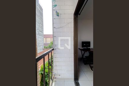 Varanda da Sala/Quarto de kitnet/studio para alugar com 1 quarto, 25m² em Liberdade, São Paulo