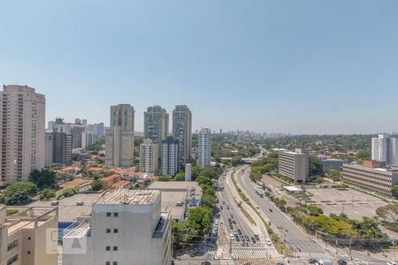 Vista da Varanda de kitnet/studio para alugar com 1 quarto, 22m² em Jardim das Acácias, São Paulo