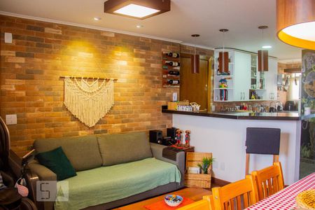 Sala de apartamento à venda com 3 quartos, 100m² em Centro, Santo André