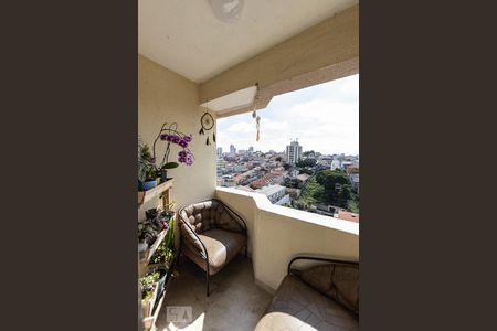Varanda Sala de apartamento à venda com 2 quartos, 56m² em Vila Carlos de Campos, São Paulo