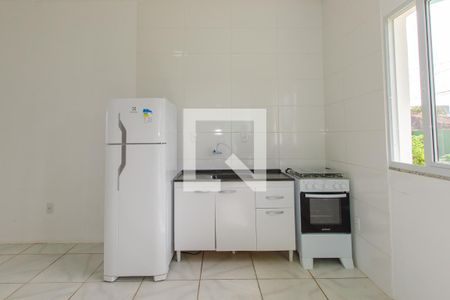 Cozinha de apartamento para alugar com 1 quarto, 40m² em Campeche, Florianópolis