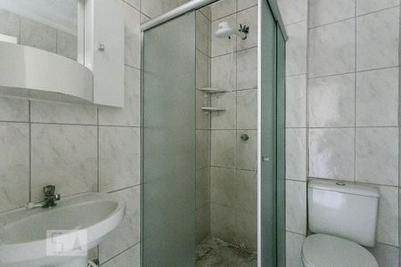 Banheiro de kitnet/studio à venda com 1 quarto, 26m² em Brás, São Paulo