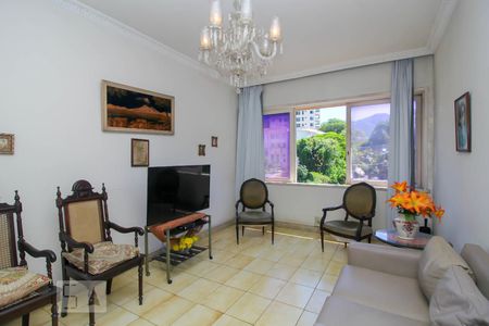 Sala de Estar de apartamento à venda com 3 quartos, 169m² em Laranjeiras, Rio de Janeiro