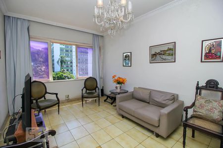 Sala de Estar de apartamento à venda com 3 quartos, 169m² em Laranjeiras, Rio de Janeiro