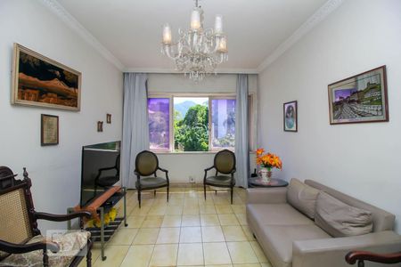 Sala de Estar de apartamento à venda com 3 quartos, 169m² em Laranjeiras, Rio de Janeiro