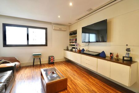 Sala de TV de apartamento para alugar com 4 quartos, 300m² em Santa Cecília, São Paulo