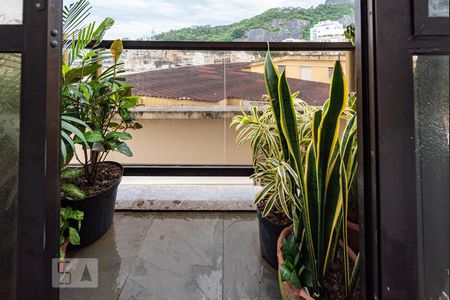 Varanda da Sala de apartamento à venda com 1 quarto, 45m² em Leblon, Rio de Janeiro