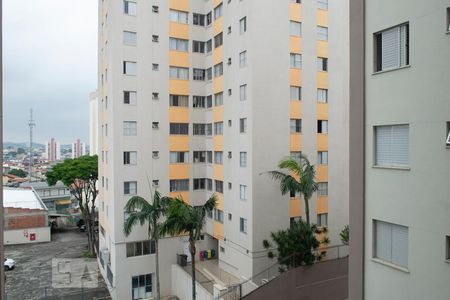 VISTA SALA de apartamento à venda com 2 quartos, 56m² em Vila Marina, São Paulo