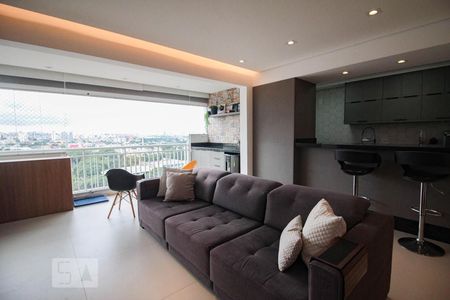 Sala de apartamento à venda com 2 quartos, 74m² em Vila Arcádia, São Paulo