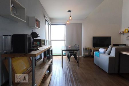 Sala de apartamento para alugar com 1 quarto, 70m² em Vila Andrade, São Paulo