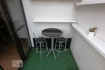 Varanda da Sala de apartamento para alugar com 1 quarto, 70m² em Vila Andrade, São Paulo