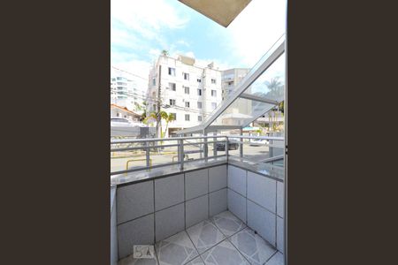 Varanda do quarto de apartamento para alugar com 1 quarto, 56m² em Coqueiros, Florianópolis