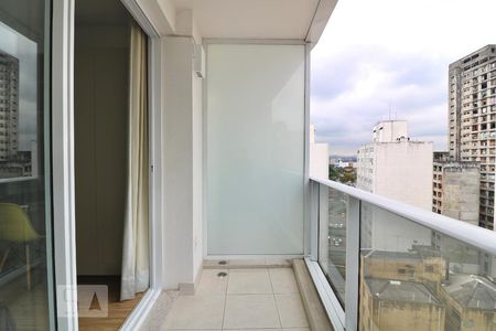 Varanda de kitnet/studio para alugar com 1 quarto, 22m² em Centro, São Paulo
