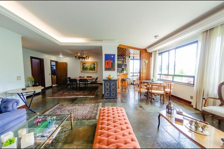 Sala de apartamento à venda com 4 quartos, 250m² em Gutierrez, Belo Horizonte