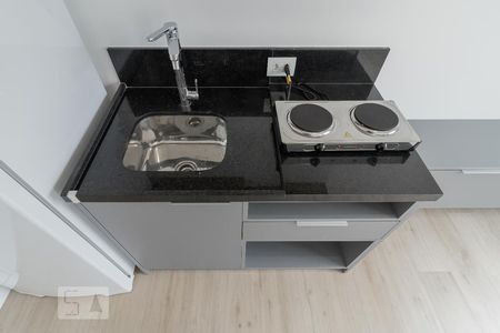 Quarto/Cozinha de kitnet/studio para alugar com 1 quarto, 25m² em Mirandópolis, São Paulo