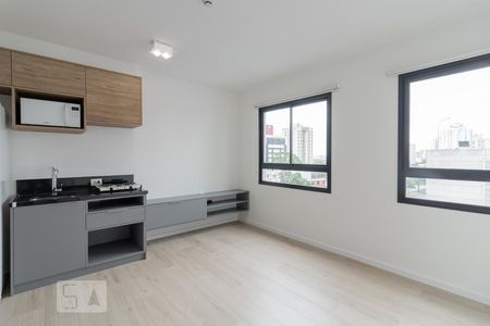 Quarto/Cozinha de kitnet/studio para alugar com 1 quarto, 25m² em Mirandópolis, São Paulo