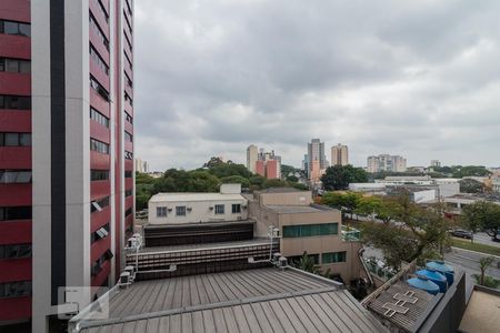Vista Quarto/Cozinha de kitnet/studio para alugar com 1 quarto, 25m² em Mirandópolis, São Paulo